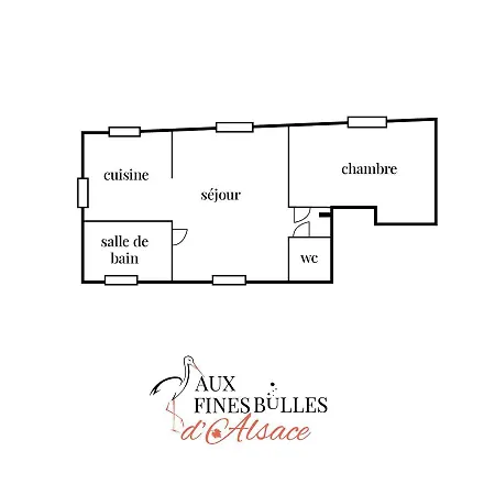 Apartment Aux Fines Bulles D'alsace Privatif En Supplement *